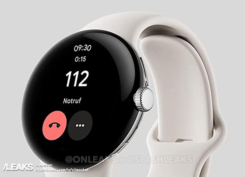 Google Pixel Watch tiết lộ thiết kế trước khi ra mắt chính thức