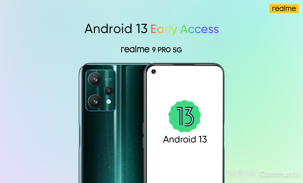 Realme 9 Pro+ và Realme 9 Pro sắp được cập nhật Android 13