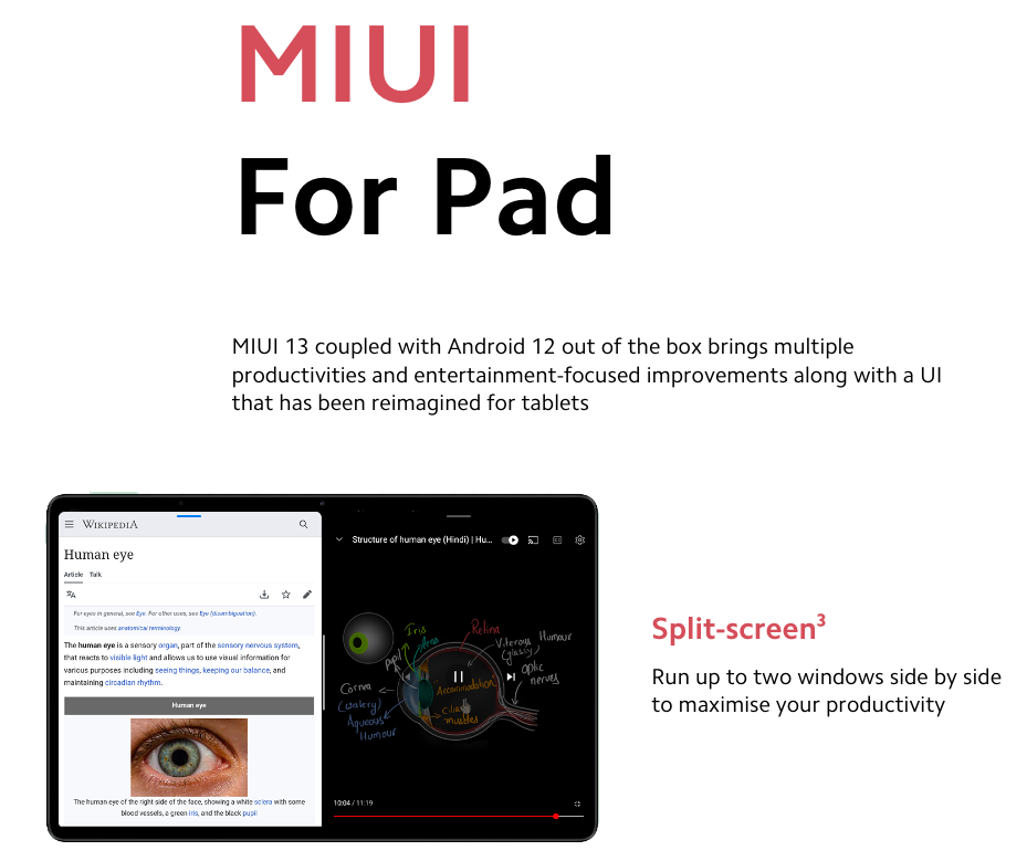 Redmi Pad ra mắt với màn hình 90Hz, SoC Helio G99, RAM 6GB, ..