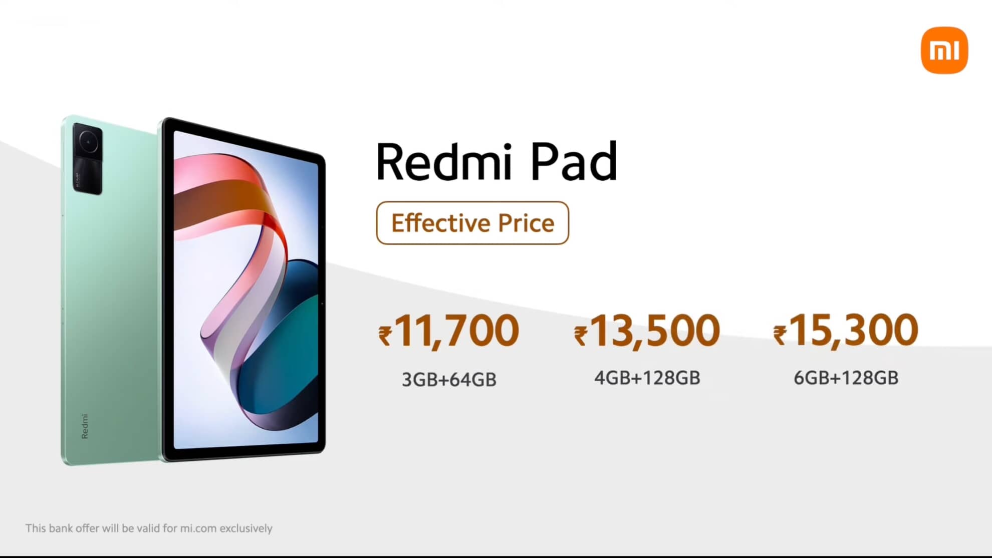 Redmi Pad ra mắt với màn hình 90Hz, SoC Helio G99, RAM 6GB, ..