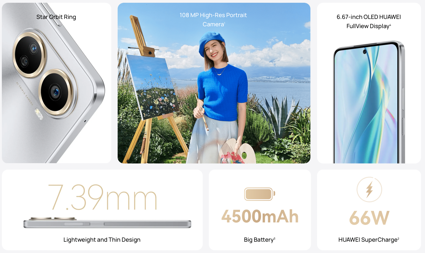 Huawei Nova 10 SE tiết lộ thông số kỹ thuật trước khi ra mắt