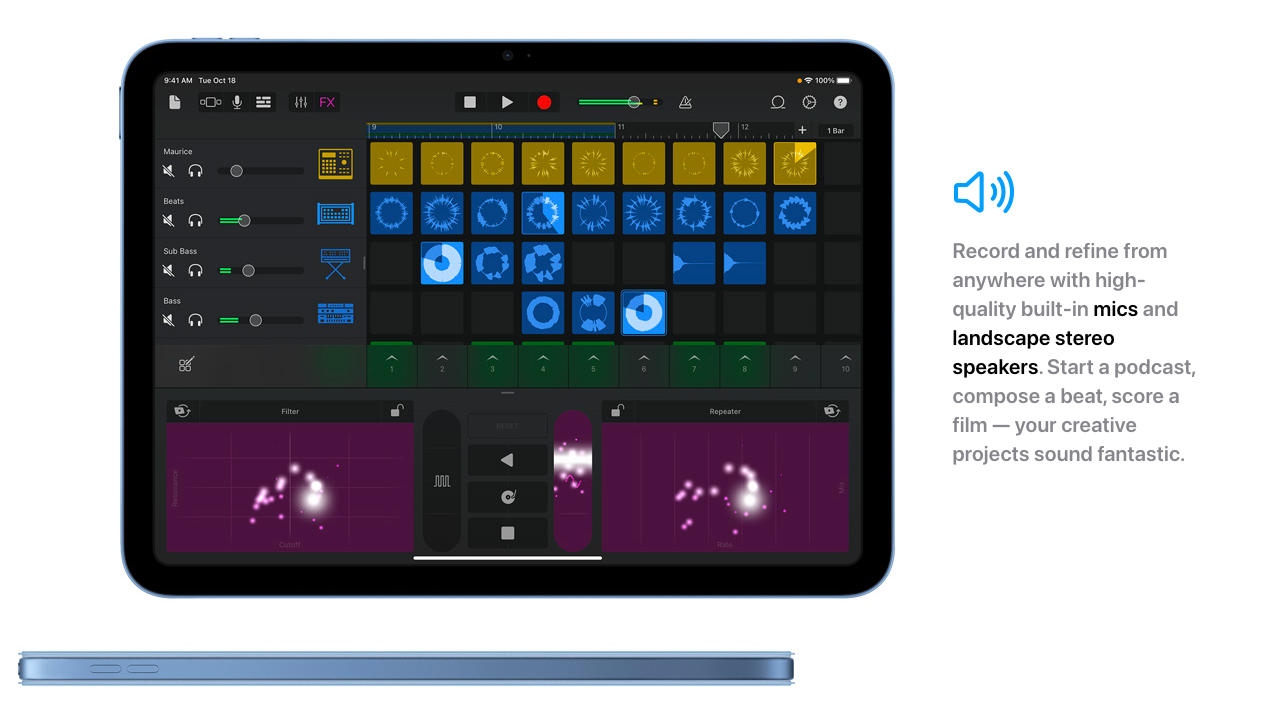 Apple ra mắt iPad được thiết kế lại hoàn toàn với bốn màu sắc