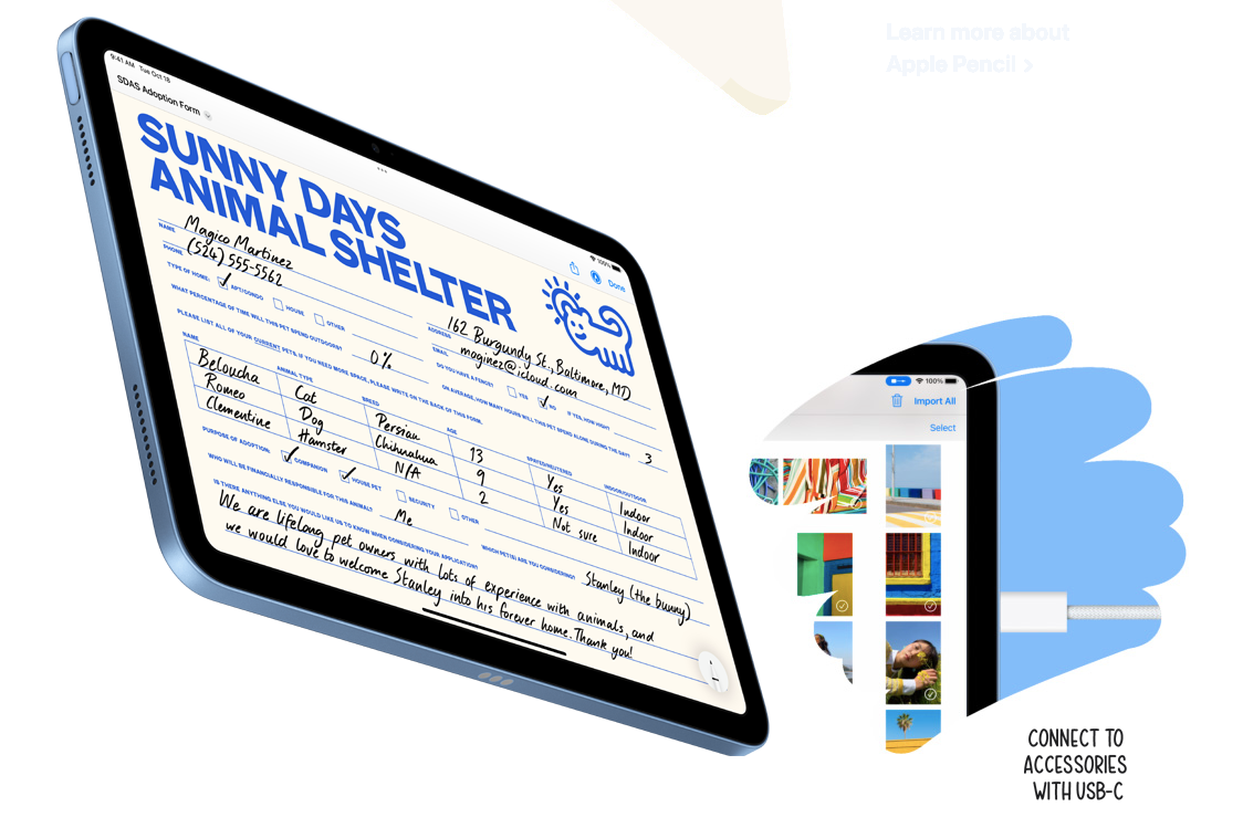 Apple ra mắt iPad được thiết kế lại hoàn toàn với bốn màu sắc