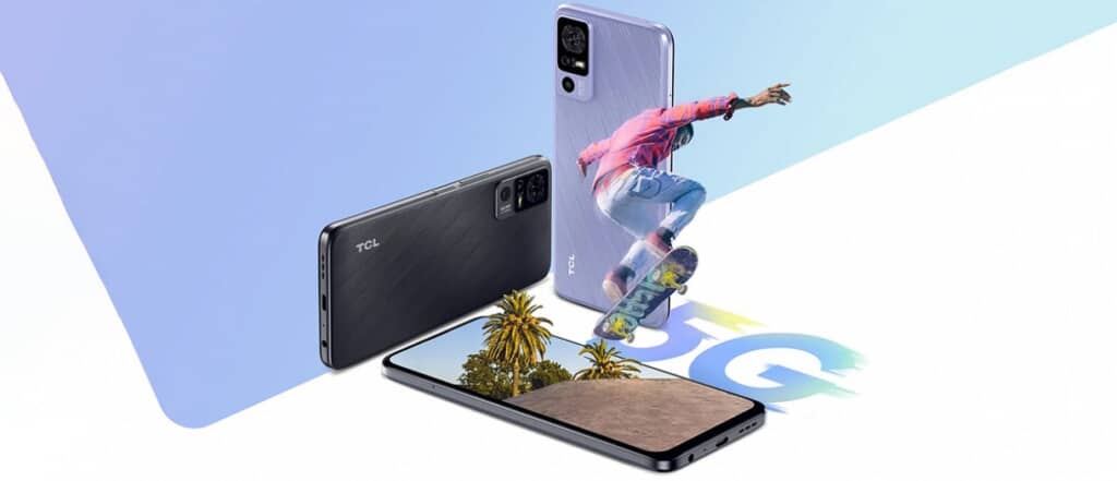 TCL âm thầm trình làng TCL 40R 5G với pin 5.000 mAh, màn hình IPS LCD 6,6 inch, chipset Dimensity 700 - Clickbuy