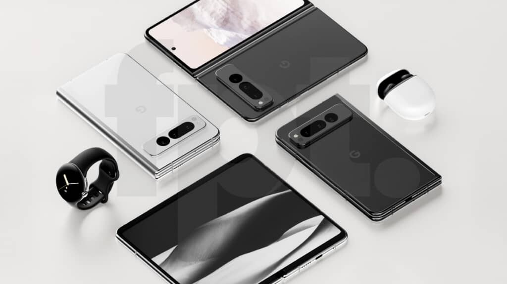 Hình ảnh kết xuất của Google Pixel Fold bị rò rỉ kèm giá - Clickbuy