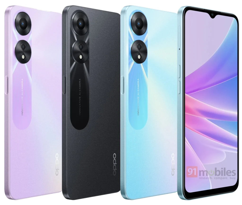 Hình ảnh và thông số kỹ thuật của OPPO A58 được tiết lộ - Clickbuy