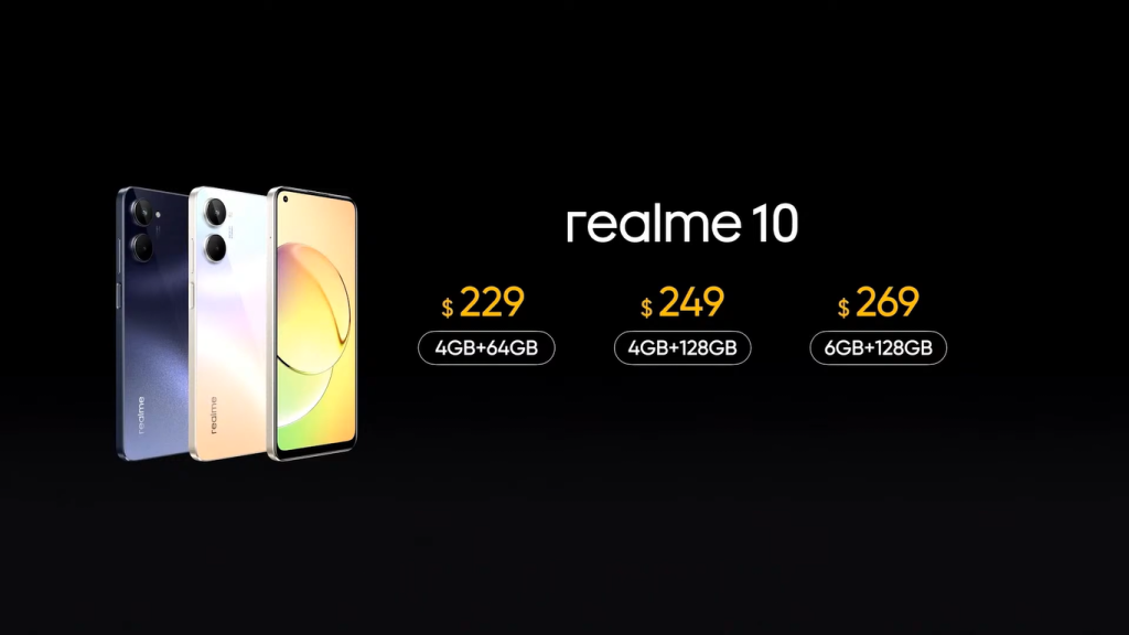 Chính thức ra mắt Realme 10 với pin 5000mAh, chip Helio G99, giá từ 5,69 triệu đồng - Clickbuy
