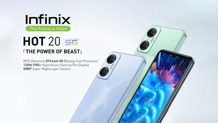 Infinix Hot 20 5G series sẽ được ra mắt vào ngày 1 tháng 12 - Clickbuy