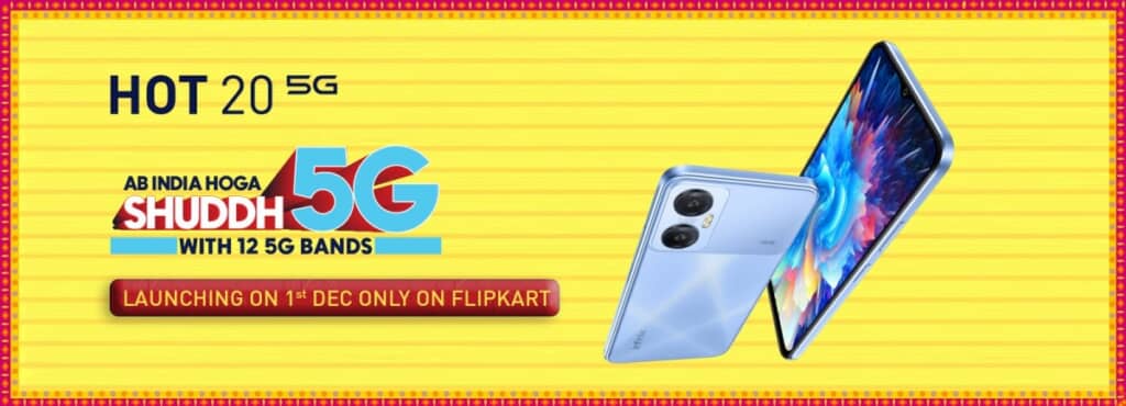 Infinix Hot 20 5G series sẽ được ra mắt vào ngày 1 tháng 12 - Clickbuy