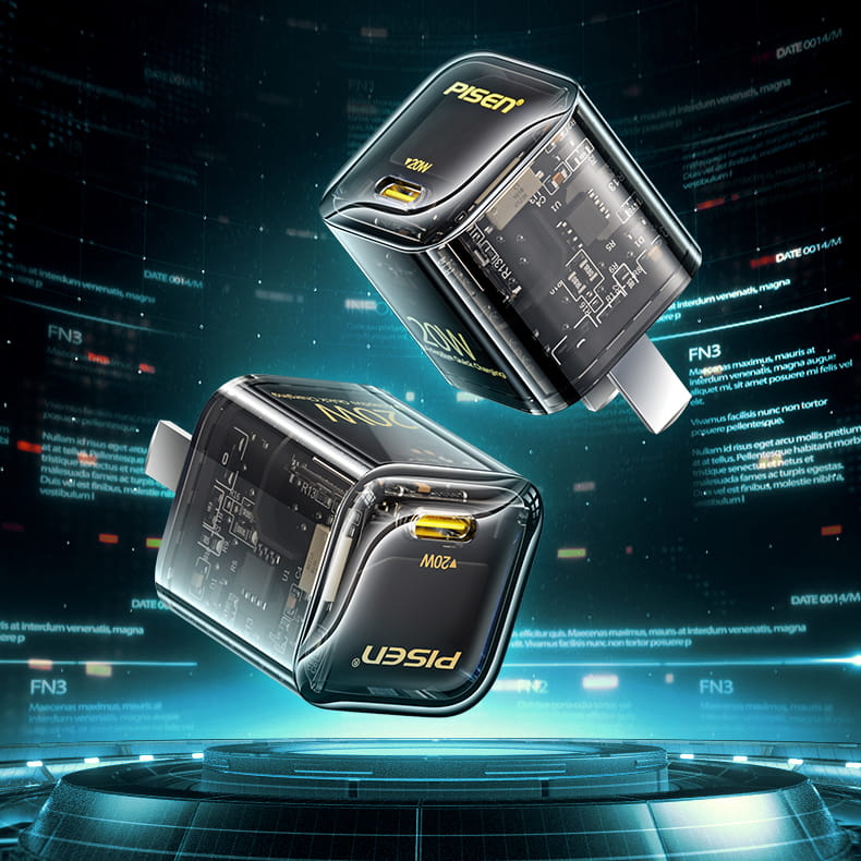 Sạc Pisen Quick ice Crystal PD 20W Explorer KPD201(Explore)-44670