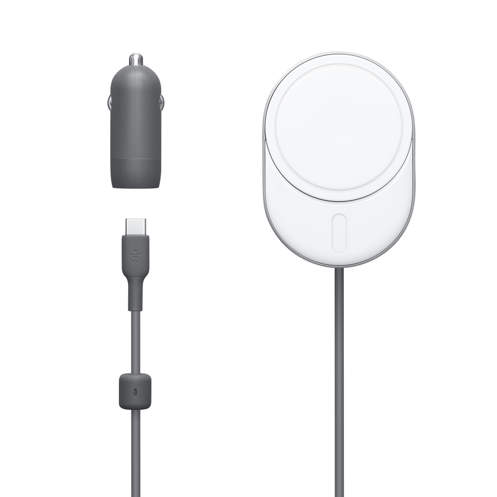 Bộ sạc không dây trên ô tô Belkin BOOST CHARGE™ PRO với MagSafe ra mắt: Mức sạc nhanh nhất có thể lên đến 15W cho iPhone 12 trở lên.