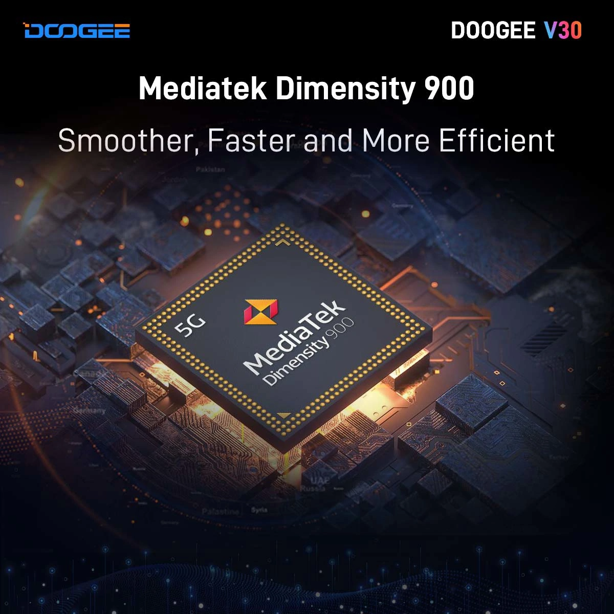 Doogee V30 - Smartphone siêu bền eSIM đầu tiên được công bố