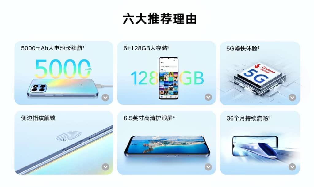 Honor Play 30M ra mắt với SoC Snapdragon 480G Plus, RAM 6GB