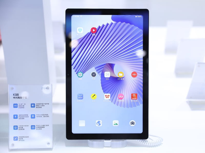 ZTE K98 ra mắt với SoC Snapdragon 680, màn hình 10.1-inch 2K