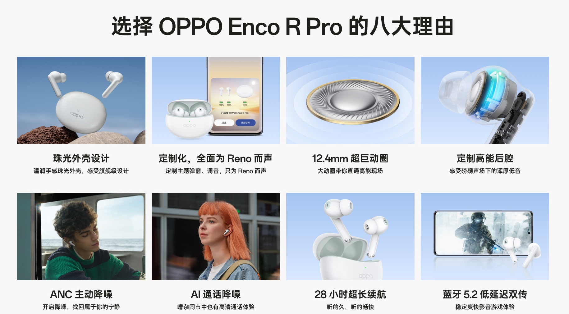 Oppo Enco R Pro ra mắt với trình điều khiển 12.4mm, pin 28h, v.v.
