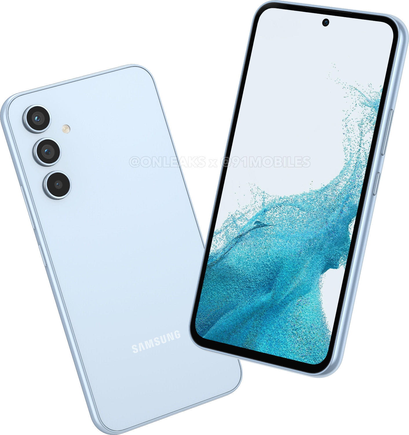 Samsung Galaxy A54 5G lộ thiết kế với màn hình đục lỗ, 3 camera