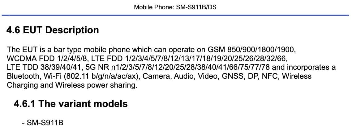Samsung Galaxy S23, S23 Plus xuất hiện trên trang web FCC