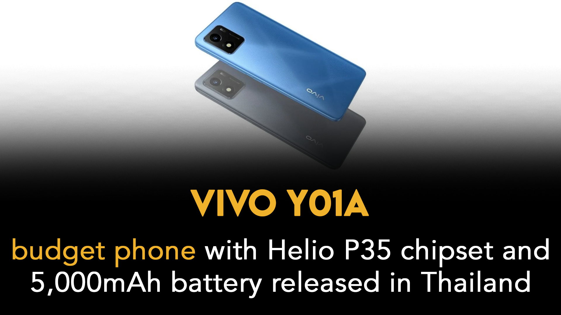 Vivo Y01A 5G ra mắt với Helio P35, pin 5.000mAh, màn hình 6.51"