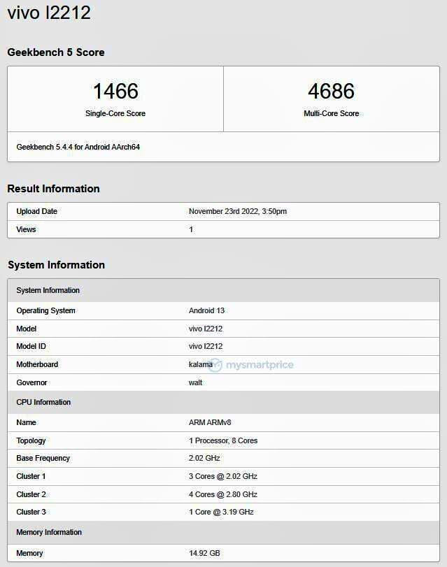 Vivo iQOO 11 Pro xuất hiện trên Geekbench lộ thông số kỹ thuật