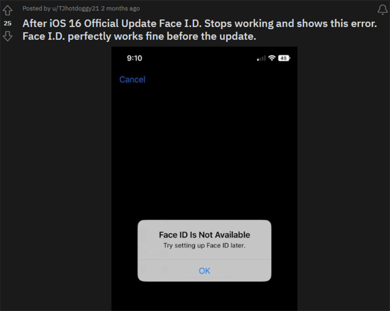 Thực hư việc iOS 16 gây ra lỗi Face ID, bạn có gặp phải tình trạng này không? - Clickbuy