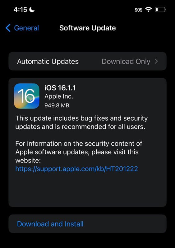 Apple phát hành iOS 16.1.1 và iPadOS 16.1.1 nhằm sửa lỗi, cải thiện bảo mật - Clickbuy