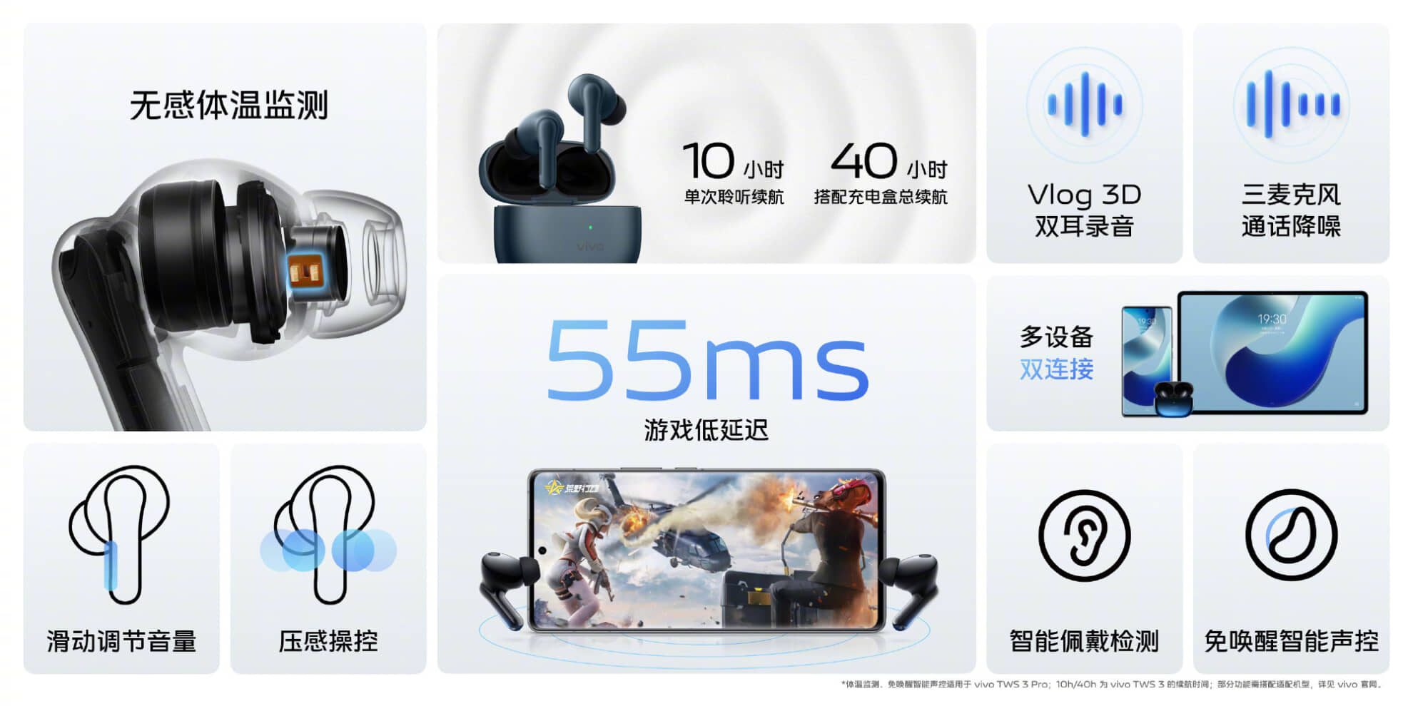 Vivo TWS 3 Series ra mắt với chất lượng âm thanh tuyệt vời