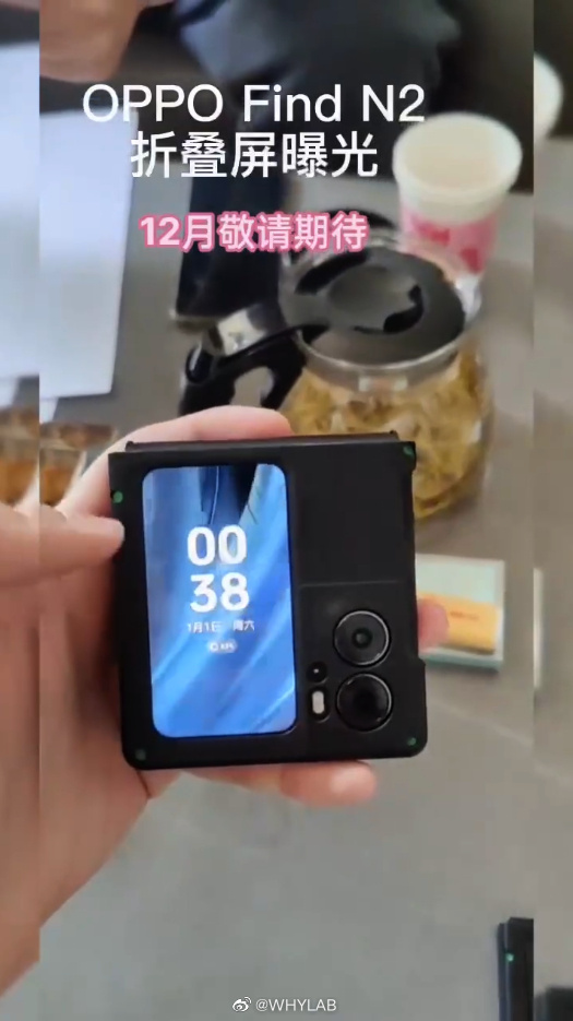 Oppo Find N2 Flip tiết lộ thiết kế qua hình ảnh render