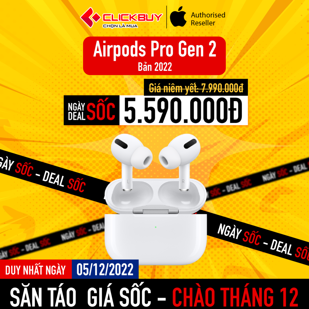Chào tháng 12- săn táo giá sốc mỗi ngày - Clickbuy