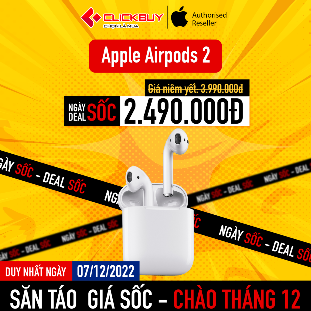 Chào tháng 12- săn táo giá sốc mỗi ngày - Clickbuy
