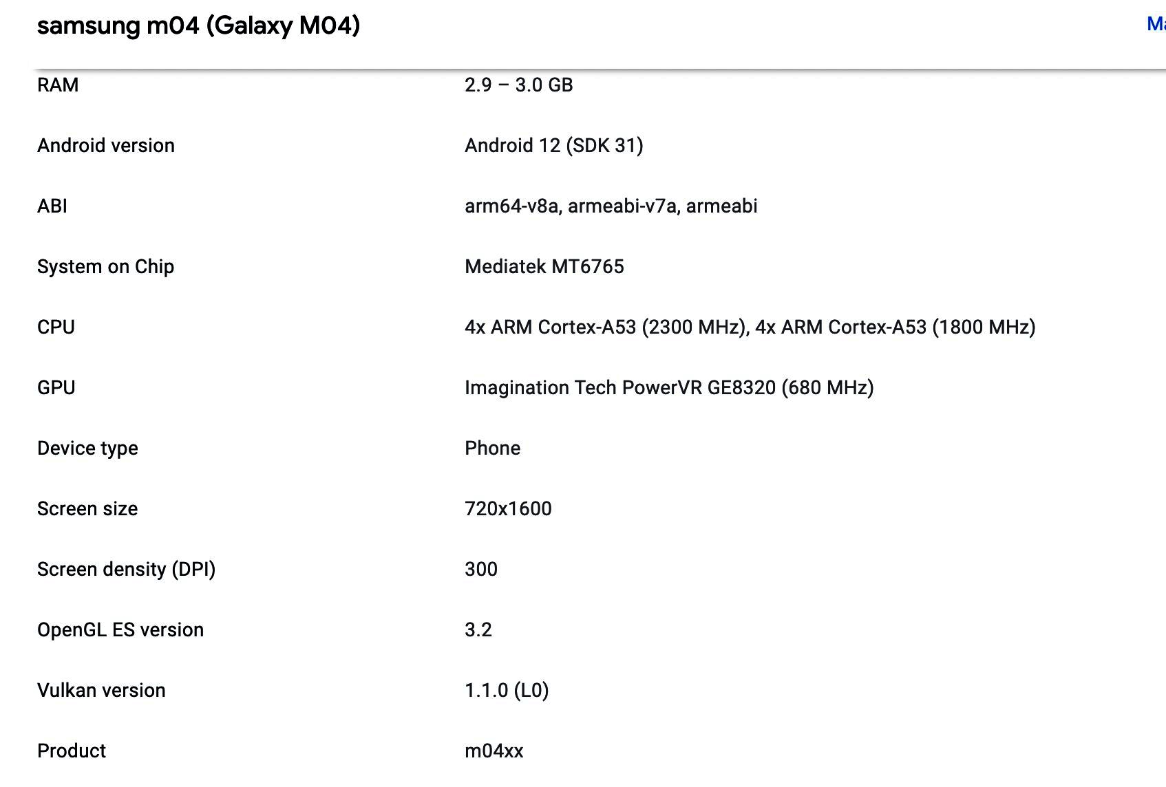 Samsung Galaxy M04 lộ thiết kế và thông số kỹ thuật qua poster