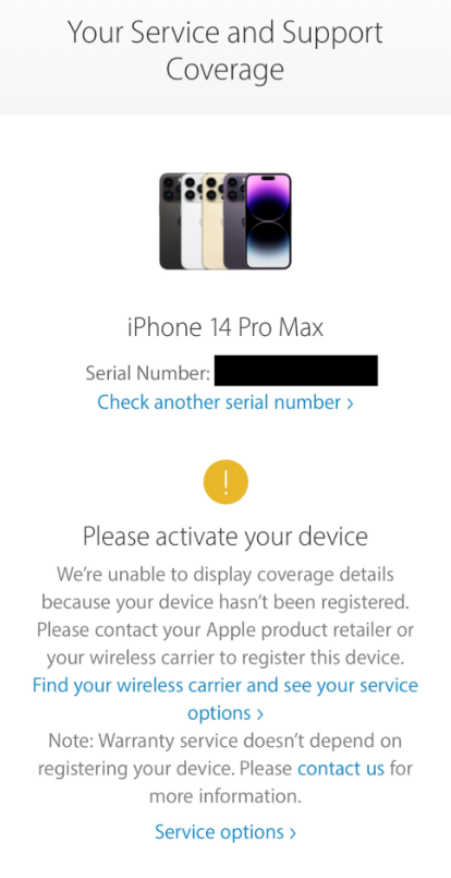 iPhone chưa active - clickbuy