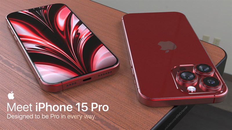 iPhone 15 Pro lộ diện qua render mới nhất: Khung titan, màn cực mỏng và còn nữa - Clickbuy