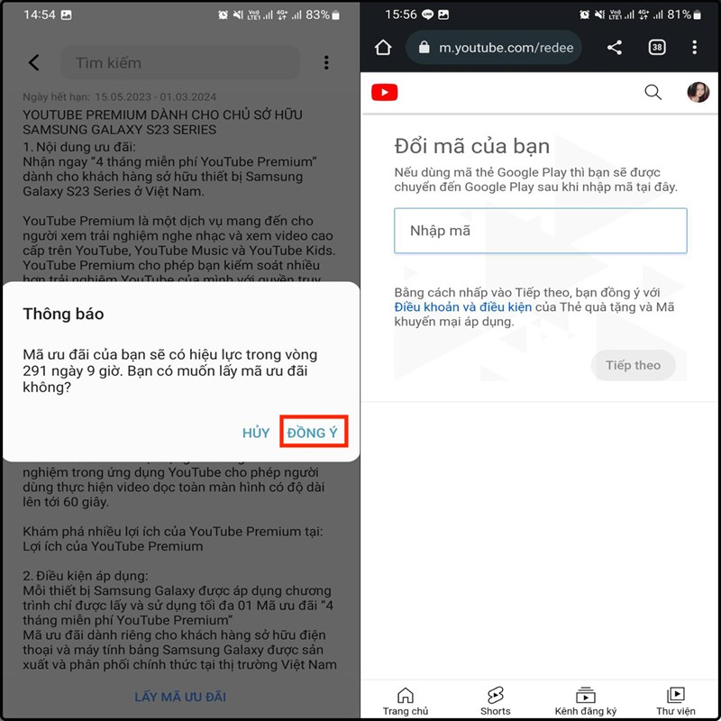 Nhận ngay 4 tháng sử dụng Youtube Premium miễn phí - Clickbuy