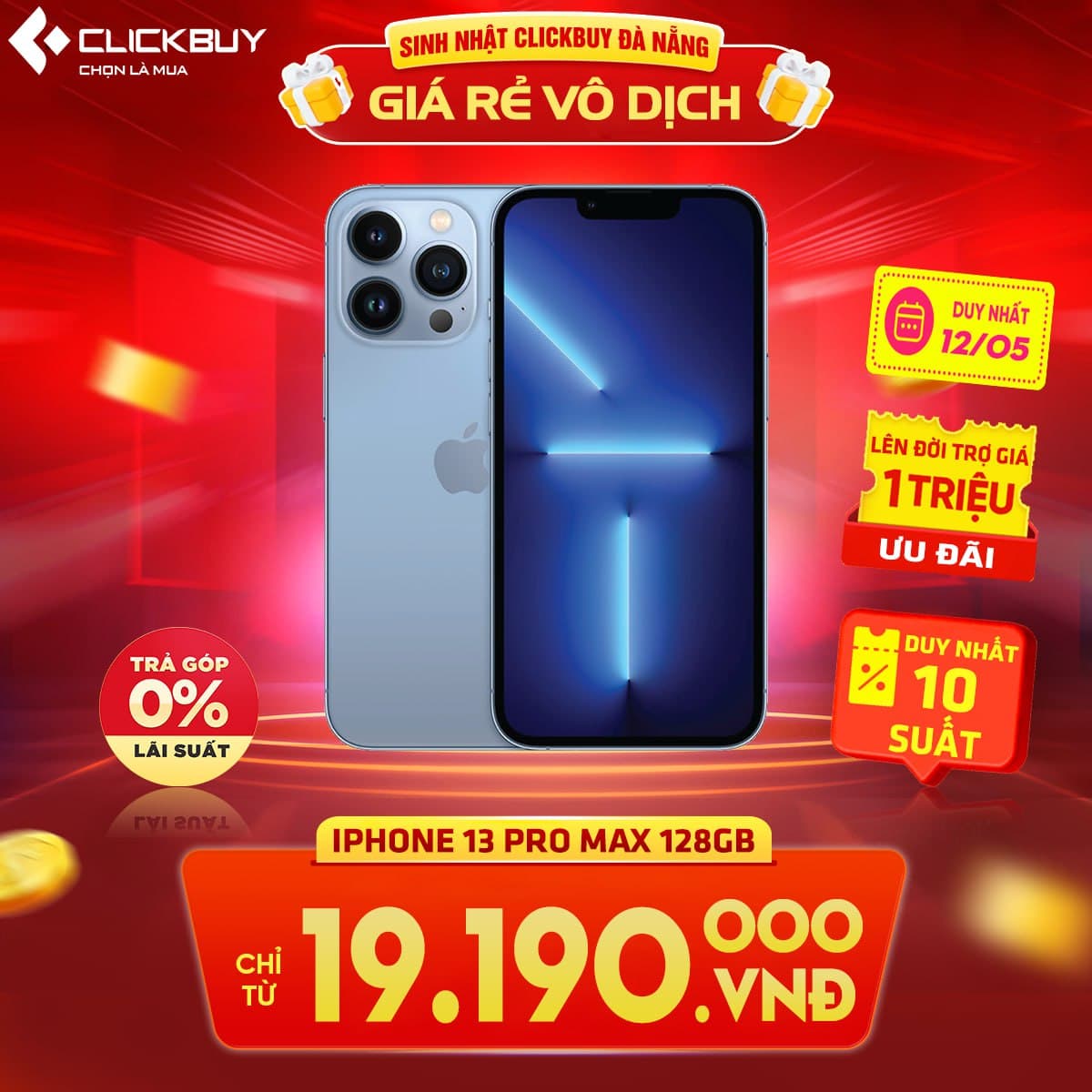 MỪNG SINH NHẬT CLICKBUY ĐÀ NẴNG - MUA LÀ CÓ QUÀ - Clickbuy