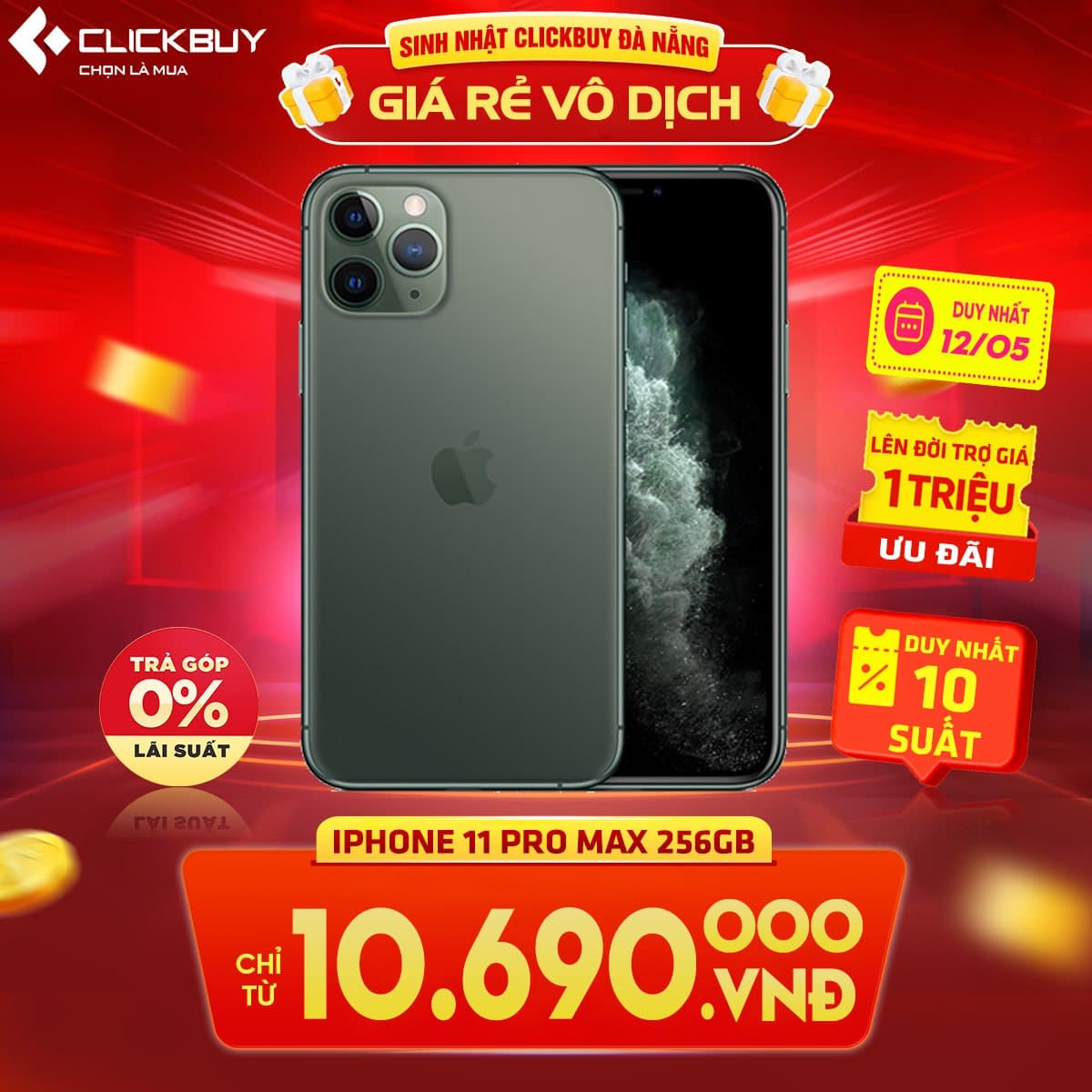 MỪNG SINH NHẬT CLICKBUY ĐÀ NẴNG - MUA LÀ CÓ QUÀ - Clickbuy