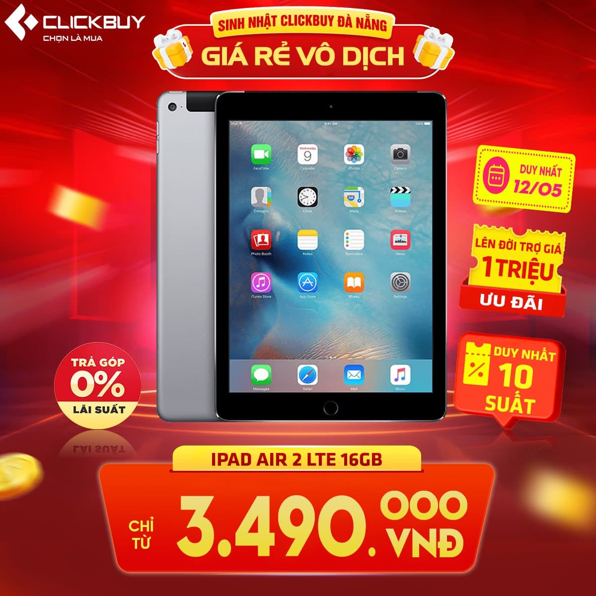 MỪNG SINH NHẬT CLICKBUY ĐÀ NẴNG - MUA LÀ CÓ QUÀ - Clickbuy
