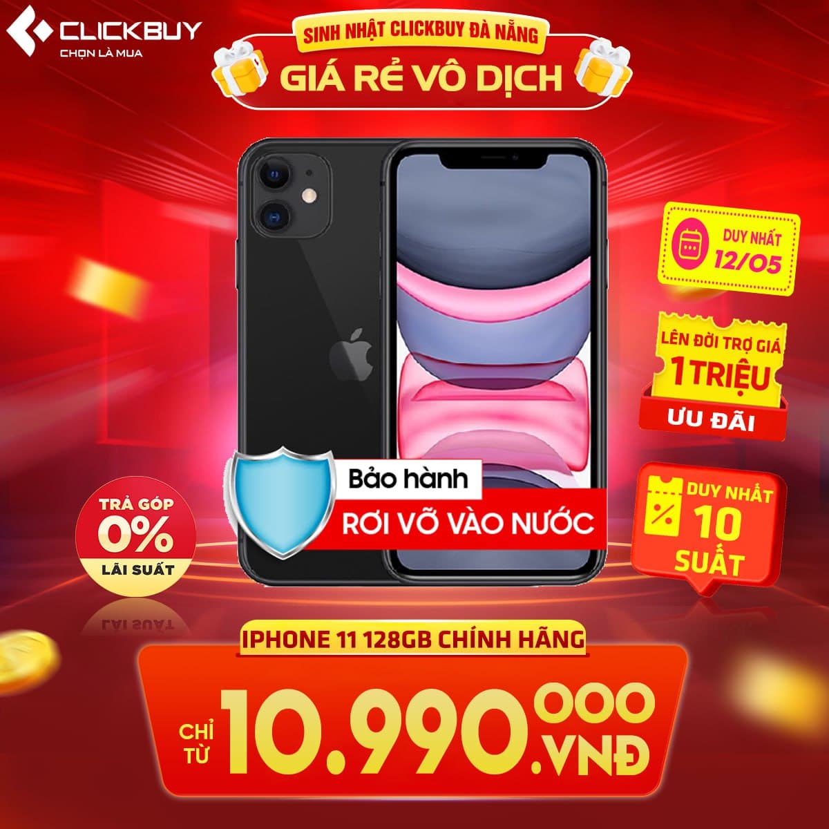 MỪNG SINH NHẬT CLICKBUY ĐÀ NẴNG - MUA LÀ CÓ QUÀ - Clickbuy