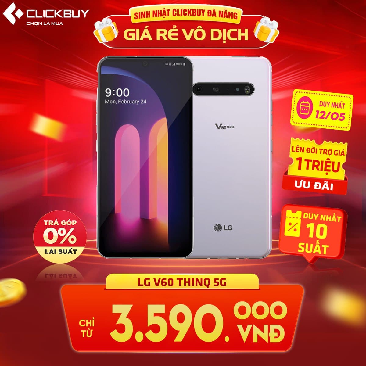 MỪNG SINH NHẬT CLICKBUY ĐÀ NẴNG - MUA LÀ CÓ QUÀ - Clickbuy