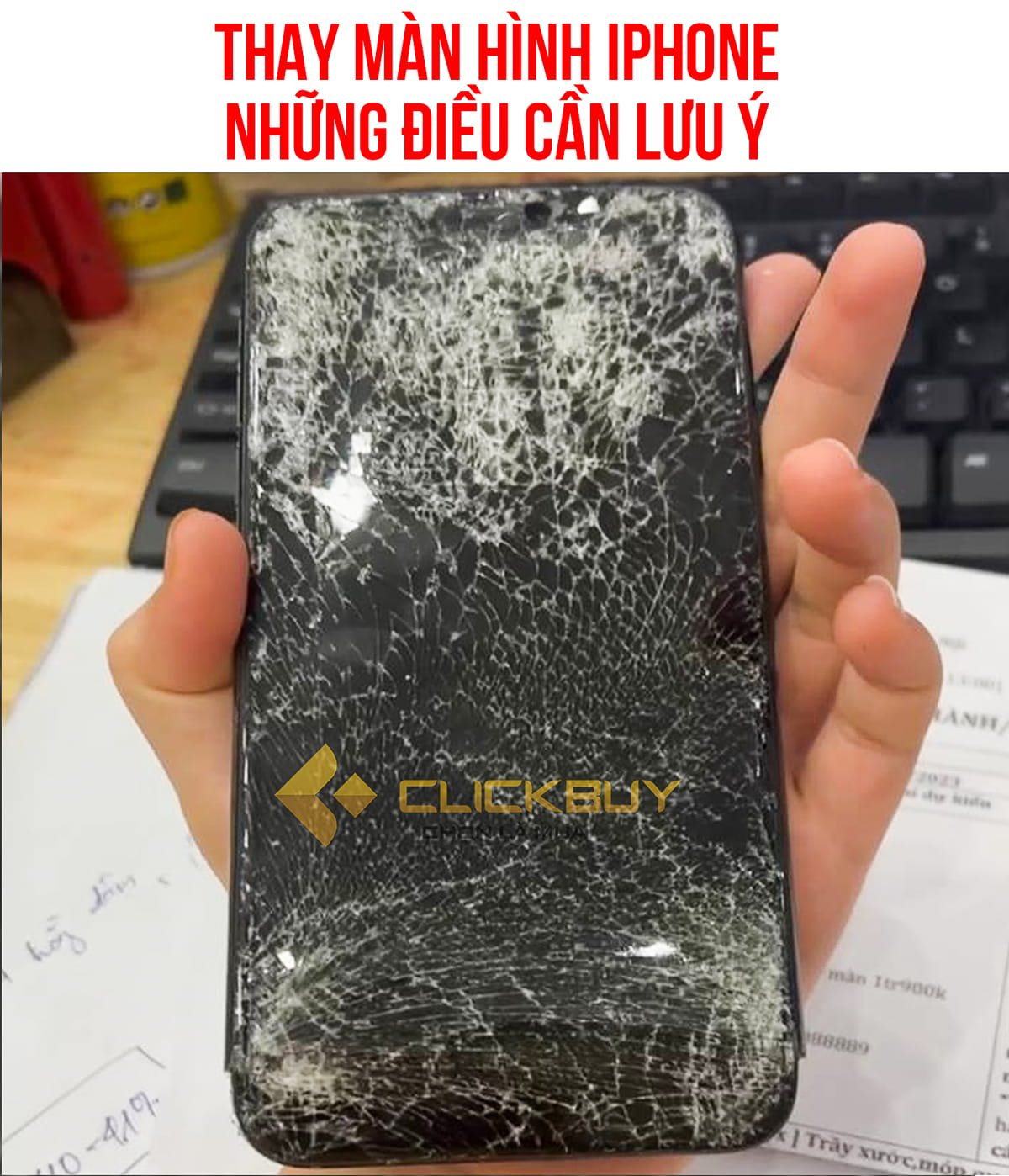 Thay màn hình iPhone - Clickbuy