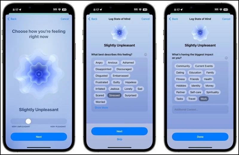 Tính năng mới trên iOS 17 giúp người dùng ghi lại tâm trạng và cảm xúc - Clickbuy