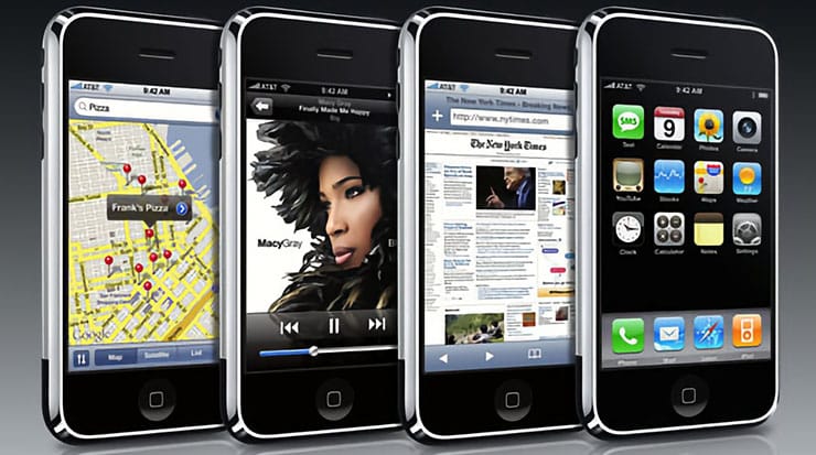 So với ngày nay, iPhone thế hệ đầu có rất nhiều hạn chế.