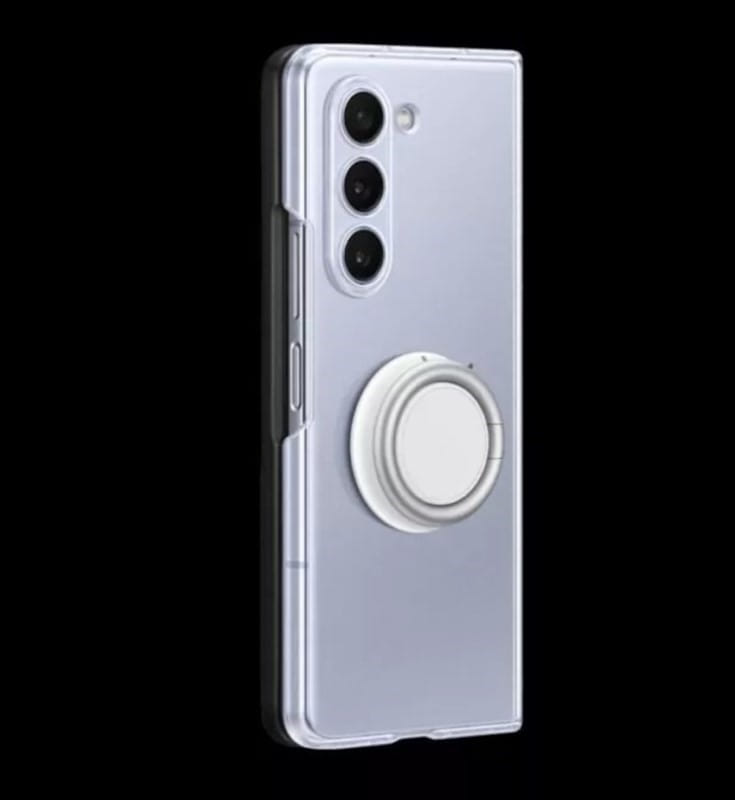 Mặt sau chiếc ốp lưng của Galaxy Z Fold 5 (Ảnh: Evan Blass) 