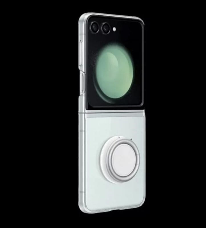 Ảnh render ốp lưng của Galaxy Z Flip5 (Ảnh: Evan Blass) 