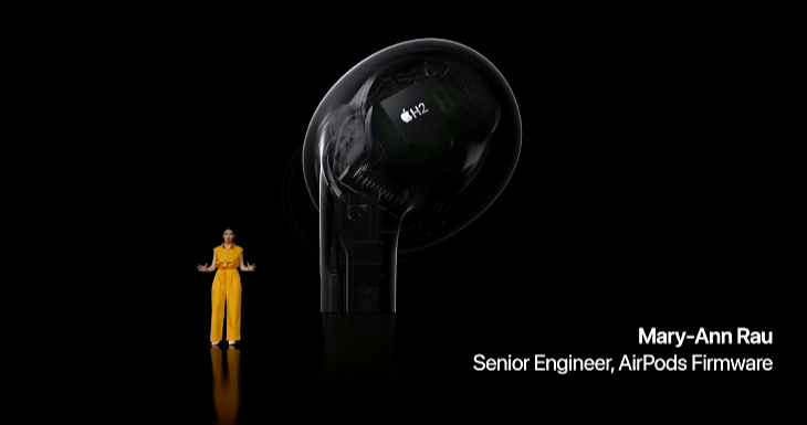 chip H2 Airpod Pro 3