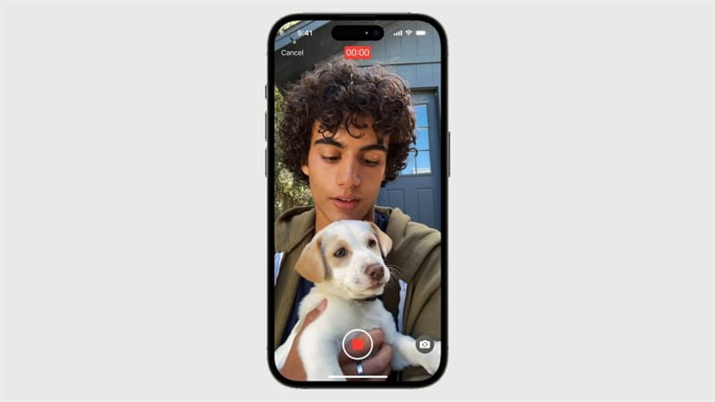FaceTime có thể gửi thư thoại mà bạn đã tạo - Ảnh: Apple