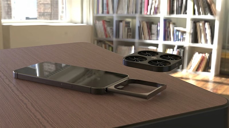 Điểm thú vị của iPhone XX Ultra concept nằm ở hệ thống Flycam độc đáo. Nguồn: 4RMD.