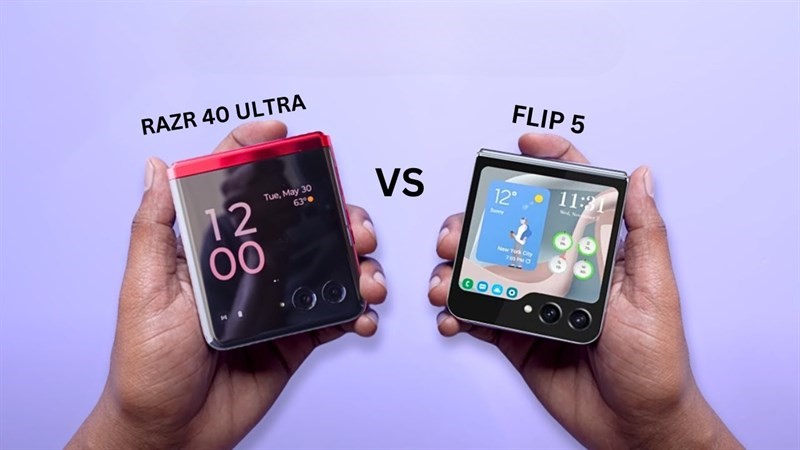 Bất ngờ trước kết quả thử nghiệm bản lề Galaxy Z Flip 5 và Razr 40 Ultra - Ảnh: Say Yes To Compare
