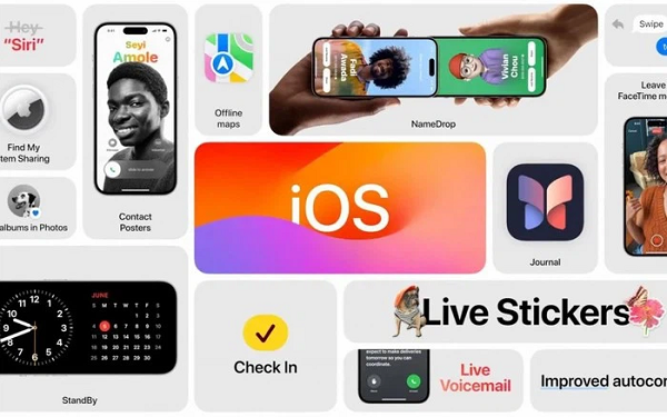 iOS 17 được tích hợp nhiều tính năng mới khiến iPhone bị tụt pin nhanh hơn