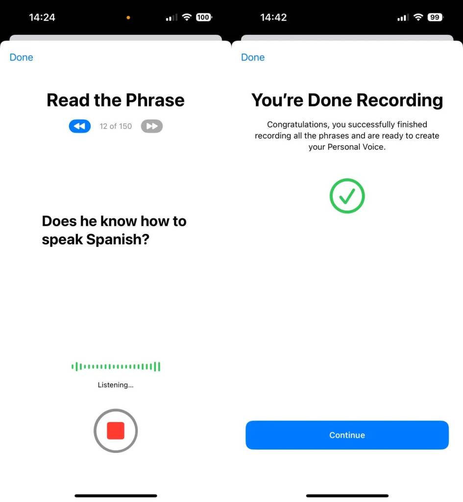 Tính năng Personal Voice: sử dụng AI để tạo giọng nói trên iOS 17