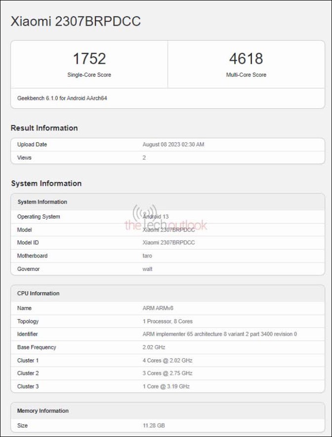 Rò rỉ trên Geekbench cho thấy hiệu năng ấn tượng của Xiaomi Pad 6 Max
